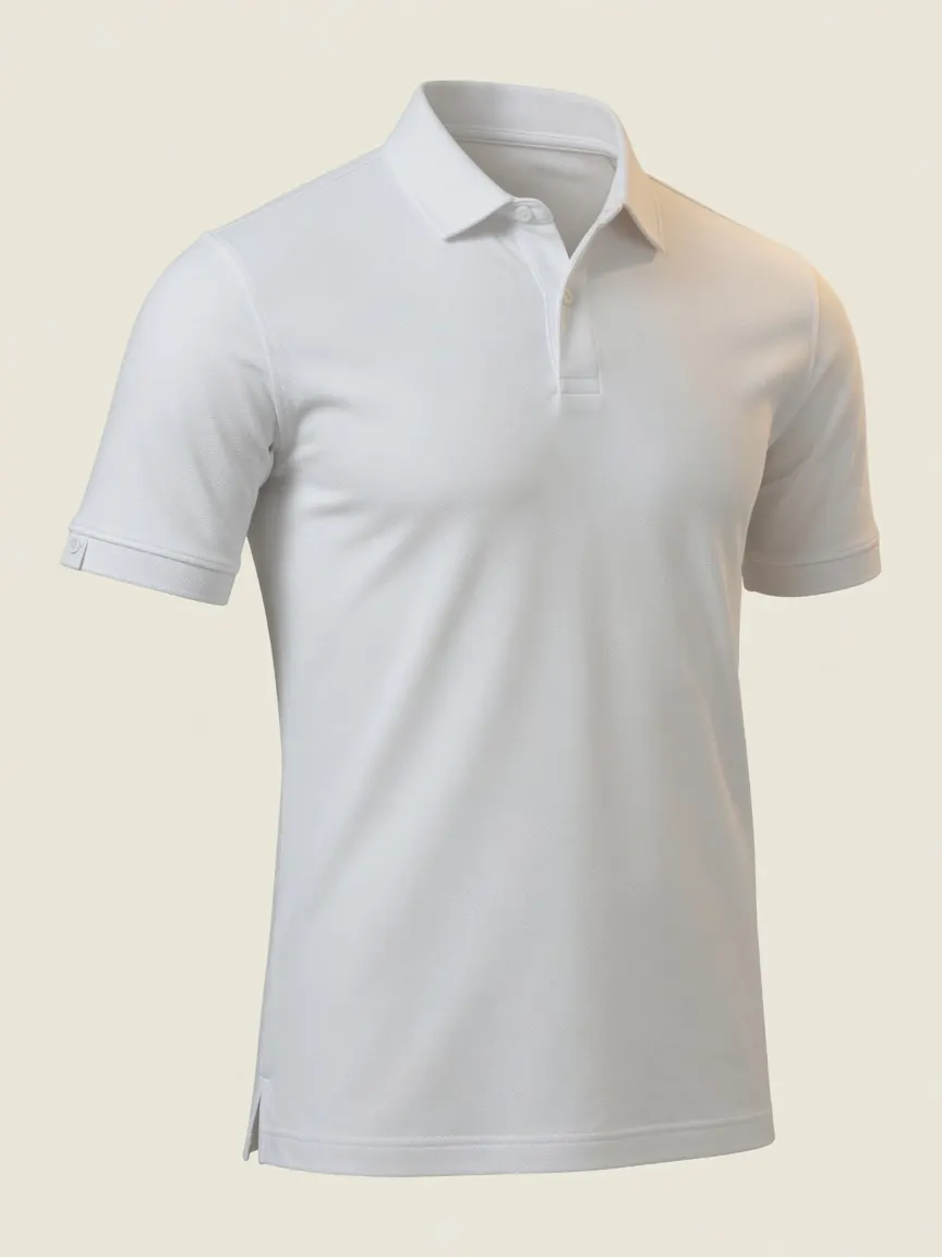 The Fitted Polo, shown without any logo